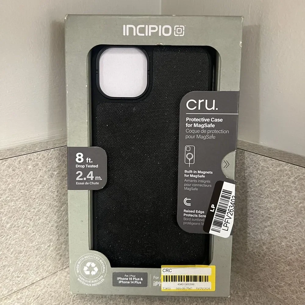 Incipio cru. Apple iPhone 15 Plus/14 Plus Protective Case with MagSafe BlackCamo